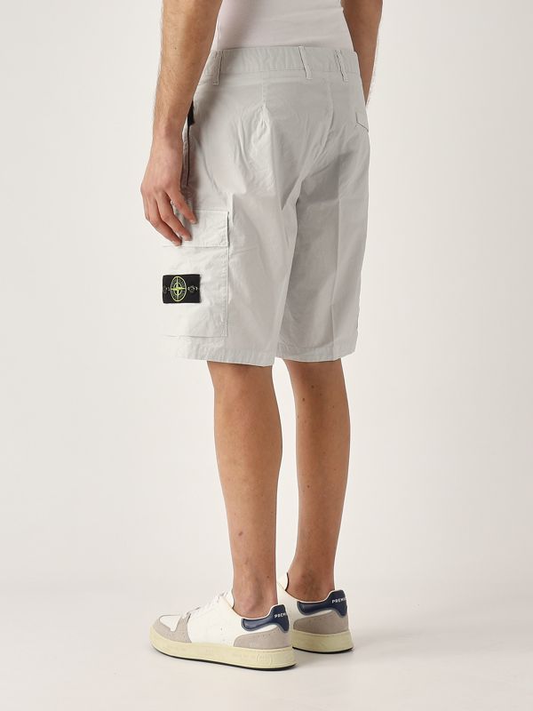 3. Bermuda en coton pour hommes Ciel Stone Island k1s15l100l08s0003