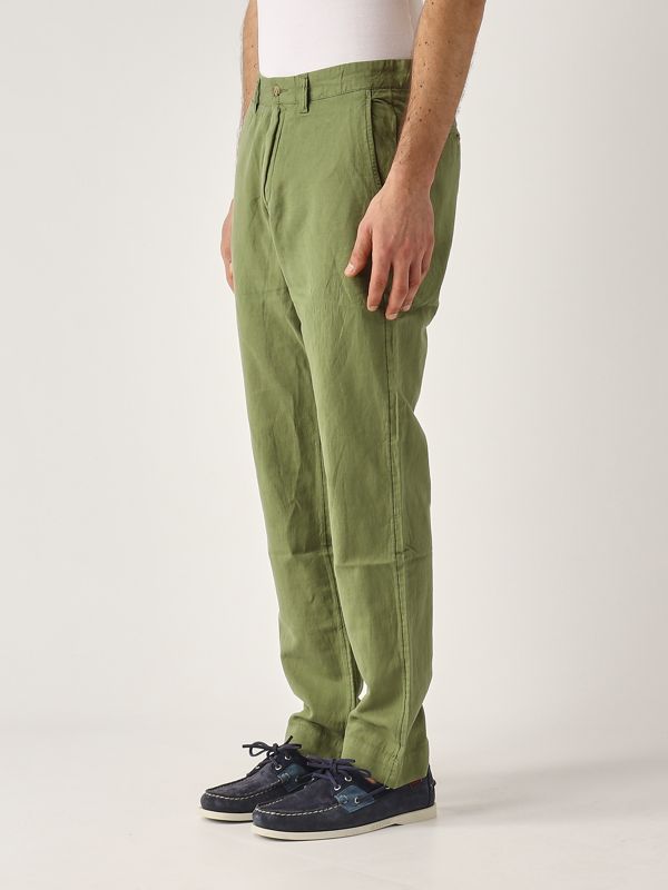 2. Pantalón de hombre de lino y algodón Musgo Polo Ralph Lauren 710901796