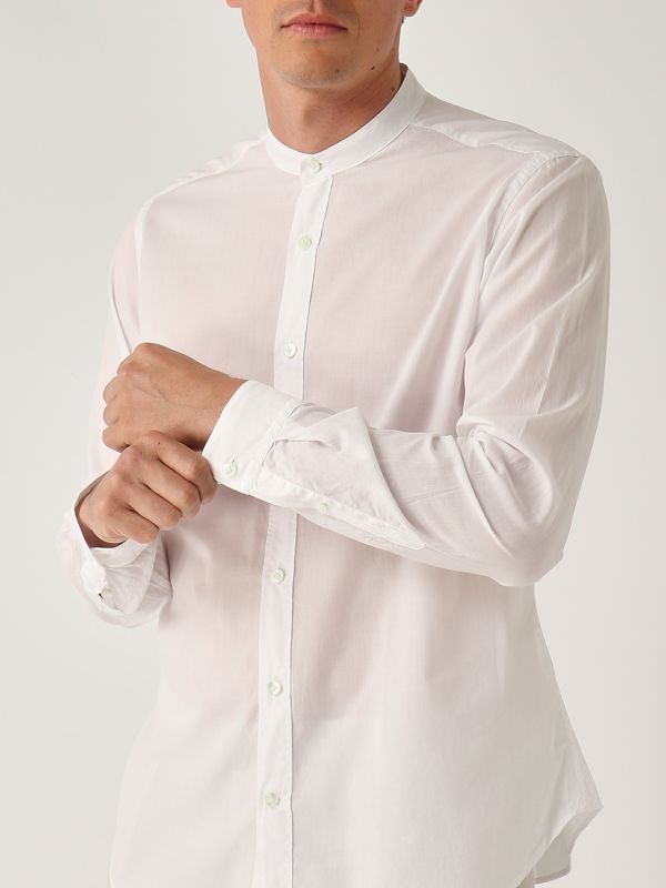 4. Camicia uomo in cotone Bianco Guglielminotti mklgrt