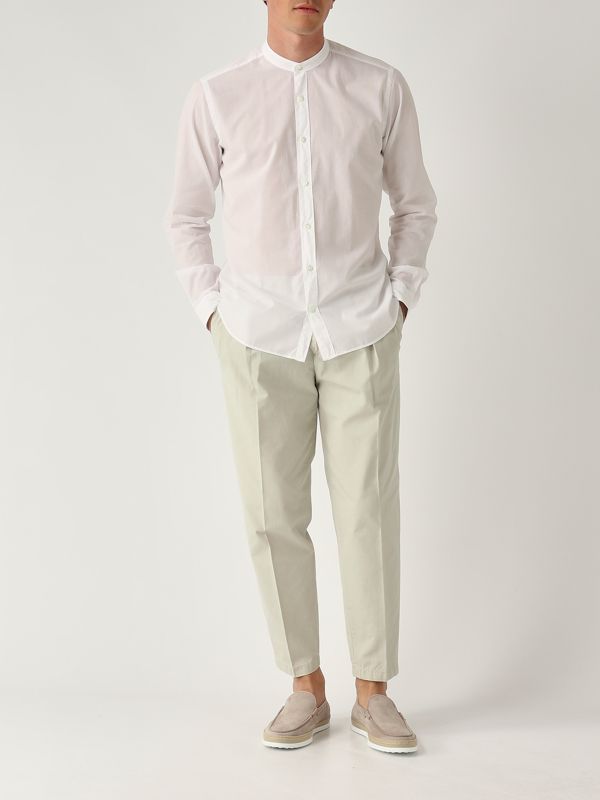 5. Camicia uomo in cotone Bianco Guglielminotti mklgrt
