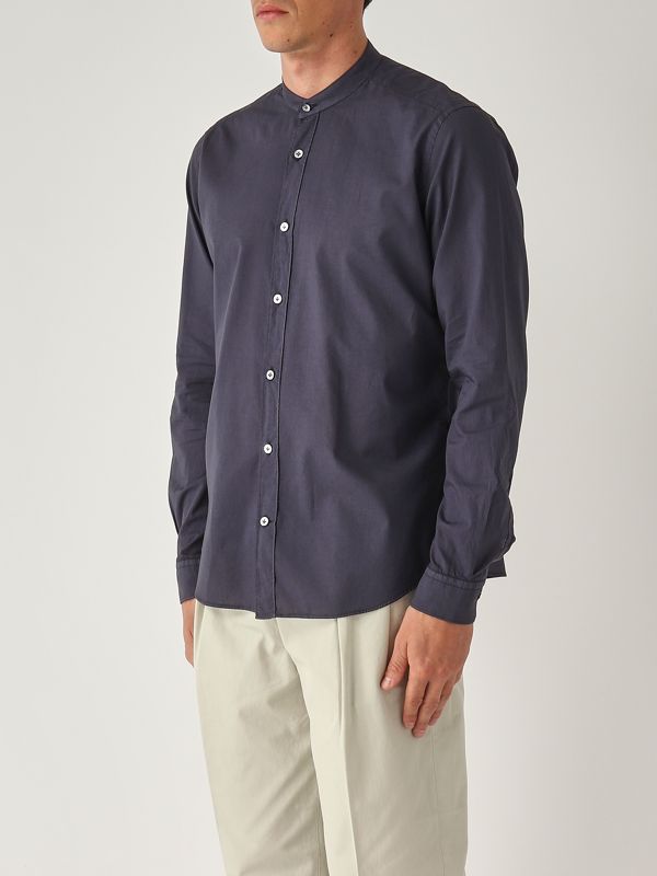 2. Camicia uomo in cotone Navy Guglielminotti mklgrt