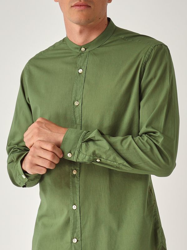 4. Camicia uomo in cotone Verde Guglielminotti mklgrt