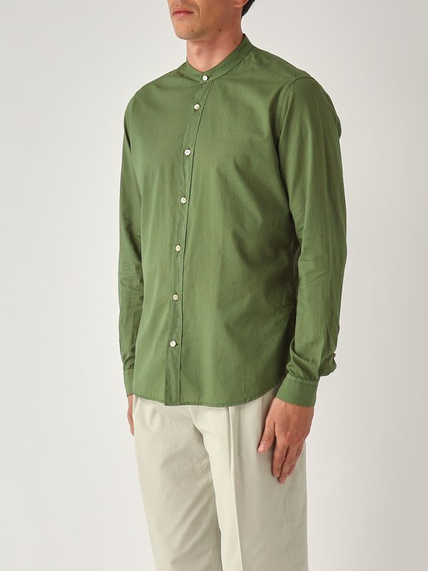 2. Camicia uomo in cotone Verde Guglielminotti mklgrt