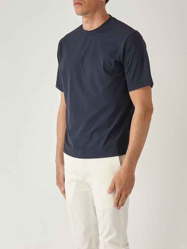 T-Shirt Uomo Taktik Fuchs - 100% Cotone, Colore Blu Marino, Taglia S