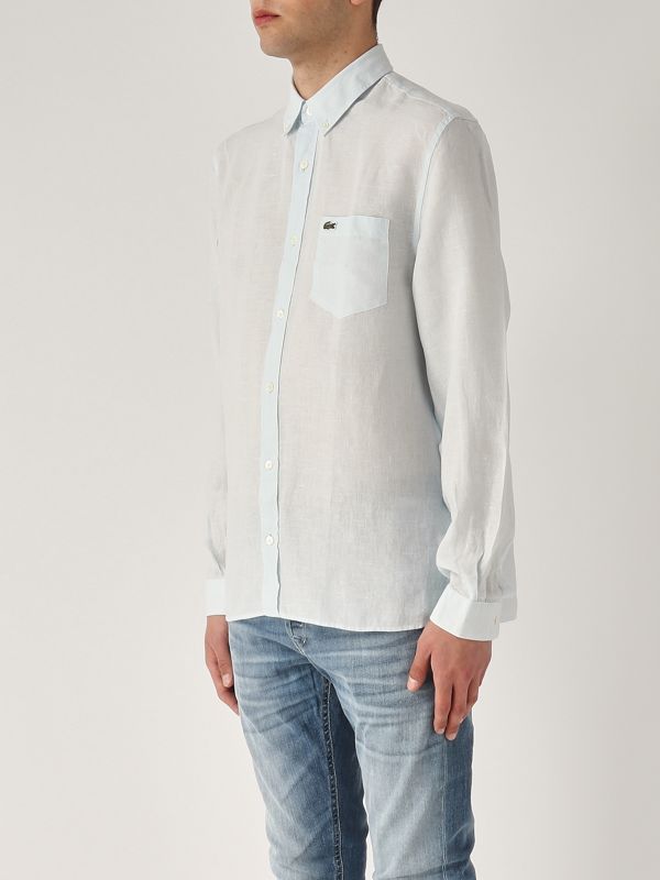 2. Camicia uomo in lino Cielo Lacoste ch5692