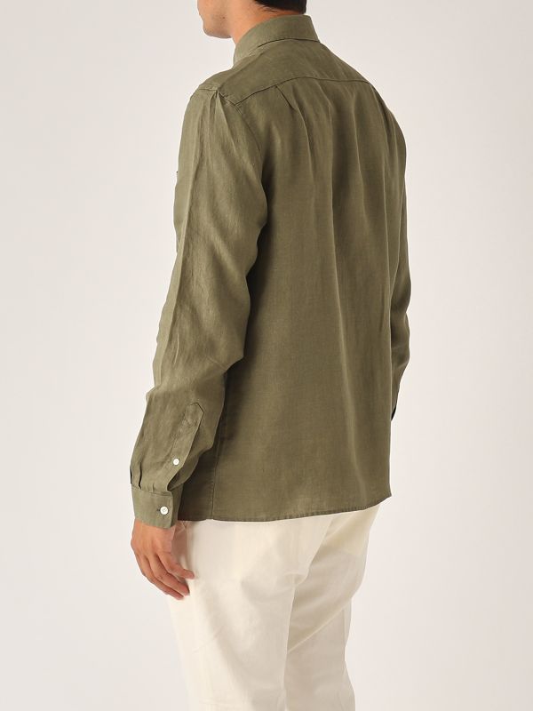 3. Camicia uomo in lino Militare Lacoste ch5692