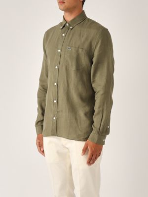 2. Camicia uomo in lino Militare