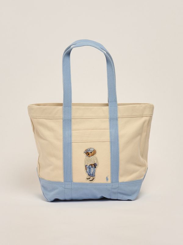 Ralph Lauren Beige Beach Bag Beach Bag With Addition Of Leather - Main Image