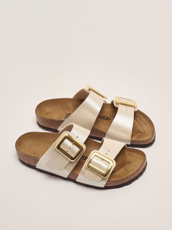 2. Sydney women's sandal in Birko-flor Pearl White Birkenstock 1029492