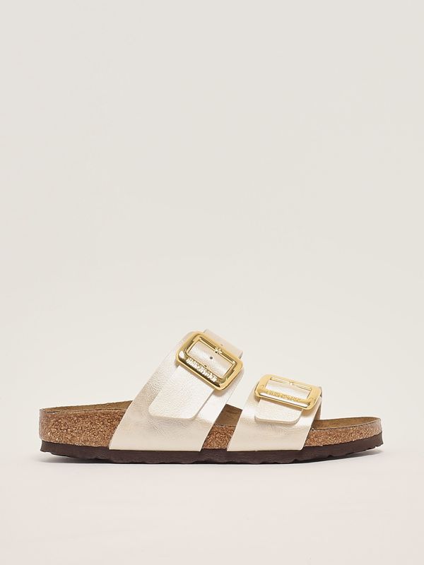 1. Sydney women's sandal in Birko-flor Pearl White Birkenstock 1029492