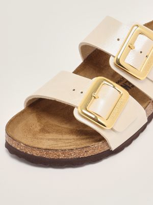 5. Sydney women's sandal in Birko-flor Pearl White