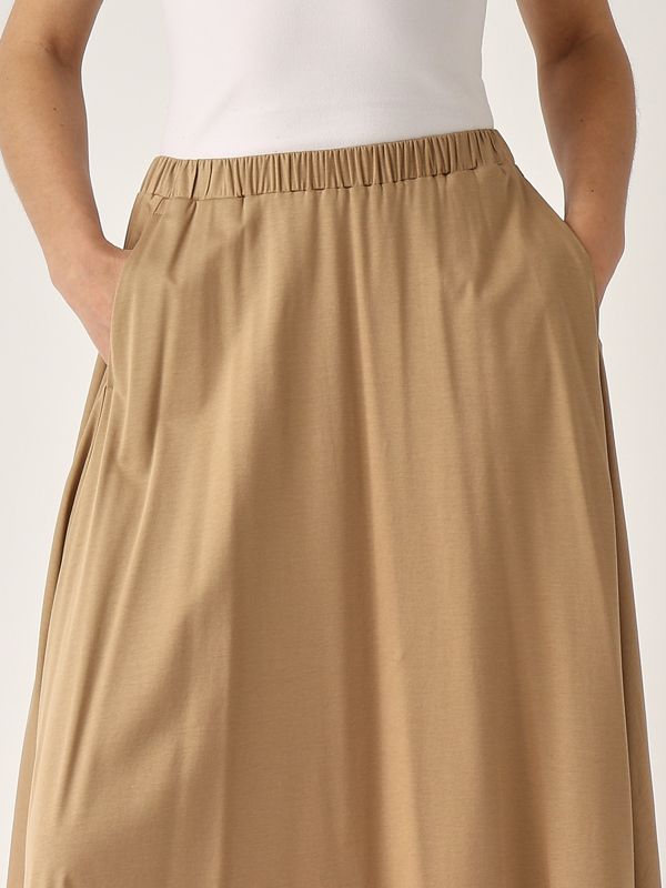 4. Gonna donna Roal in misto cotone Cammello MM Max Mara 2516771028600