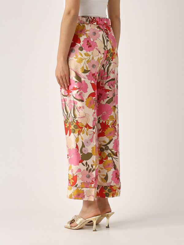 ☆'S Max Mara☆入手困難☆お洒落Twill Pajama Pants/LEDA S MAX MARA - Leda printed silk pajama pants