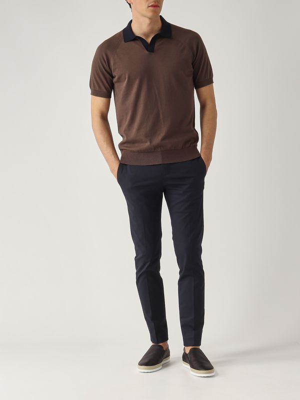 5. Organic cotton men's polo shirt Moro Gran Sasso 5716518045