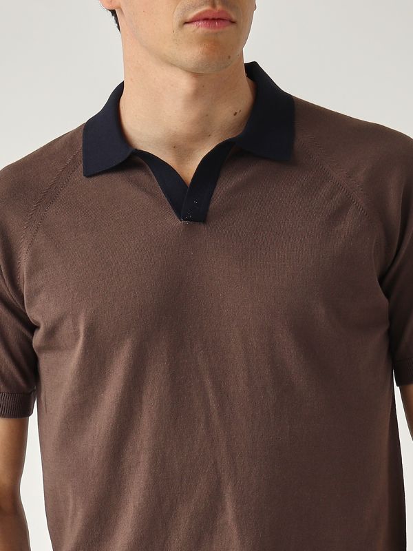 4. Organic cotton men's polo shirt Moro Gran Sasso 5716518045