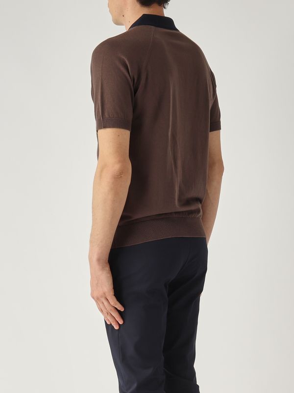 3. Organic cotton men's polo shirt Moro Gran Sasso 5716518045