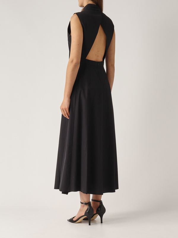 3. Keras women's cotton dress Black Max Mara Studio 2516221112600