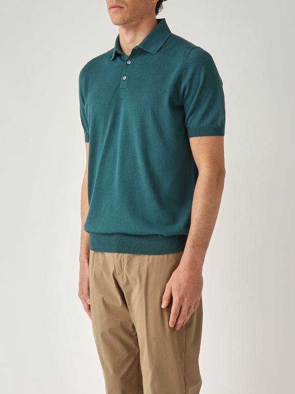 2. Cotton polo shirt for men Oil Gran Sasso 5711920615