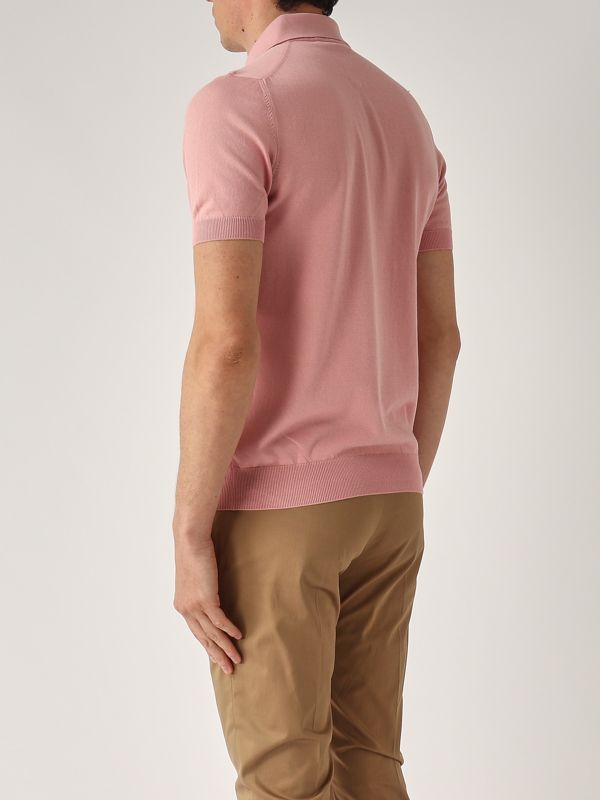 3. Cotton polo shirt for men Pink Gran Sasso 5711920615
