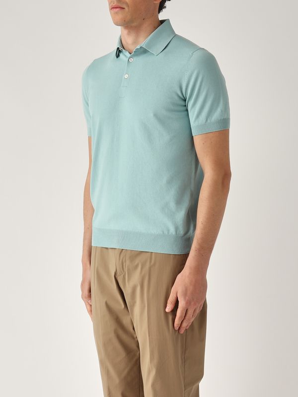 2. Cotton polo shirt for men Tiffany Gran Sasso 5711920615