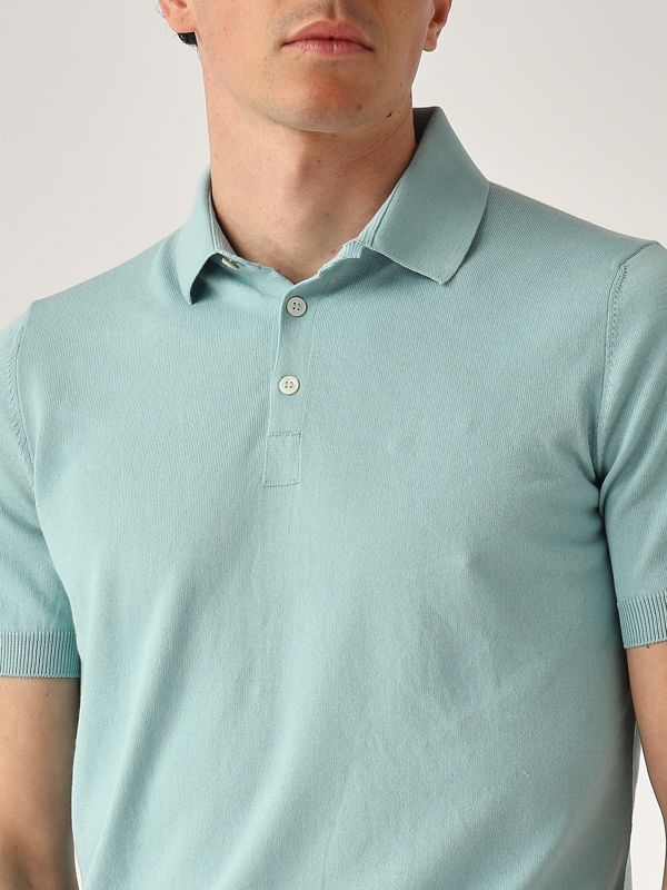 4. Cotton polo shirt for men Tiffany Gran Sasso 5711920615