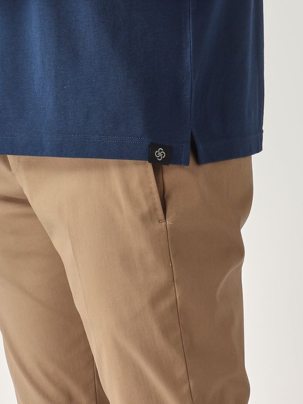 4. Polo de hombre de algodón Azul Gran Sasso 6010381401