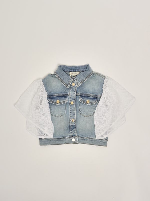 Girl's denim jacket 251gj2522 Light Denim
