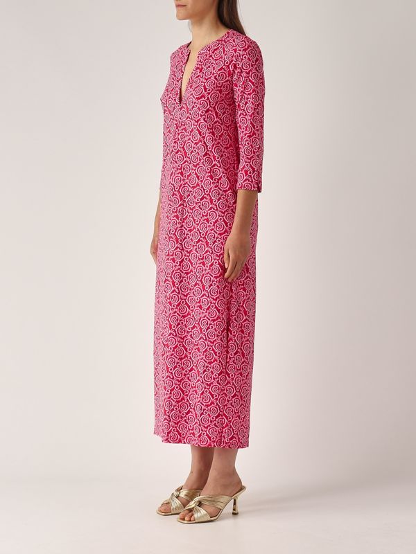 2. Abito donna in soft jersey Rosa-Rosso Maliparmi jf667370647
