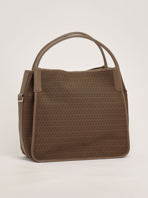 2. Women's Freda bag in coated fabric Black-Camel Max Mara Beachwear 2516511039600