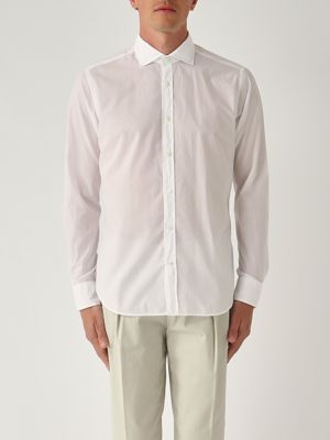 Custom fit linen shirt for men 710966294 Sky blue