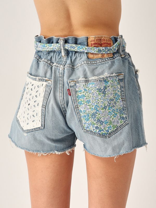 4. Shorts donna in cotone Denim MC2 Saint Barth arz0001