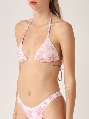 2. Haut Leah pour femmes Fuchsia-Blanc
