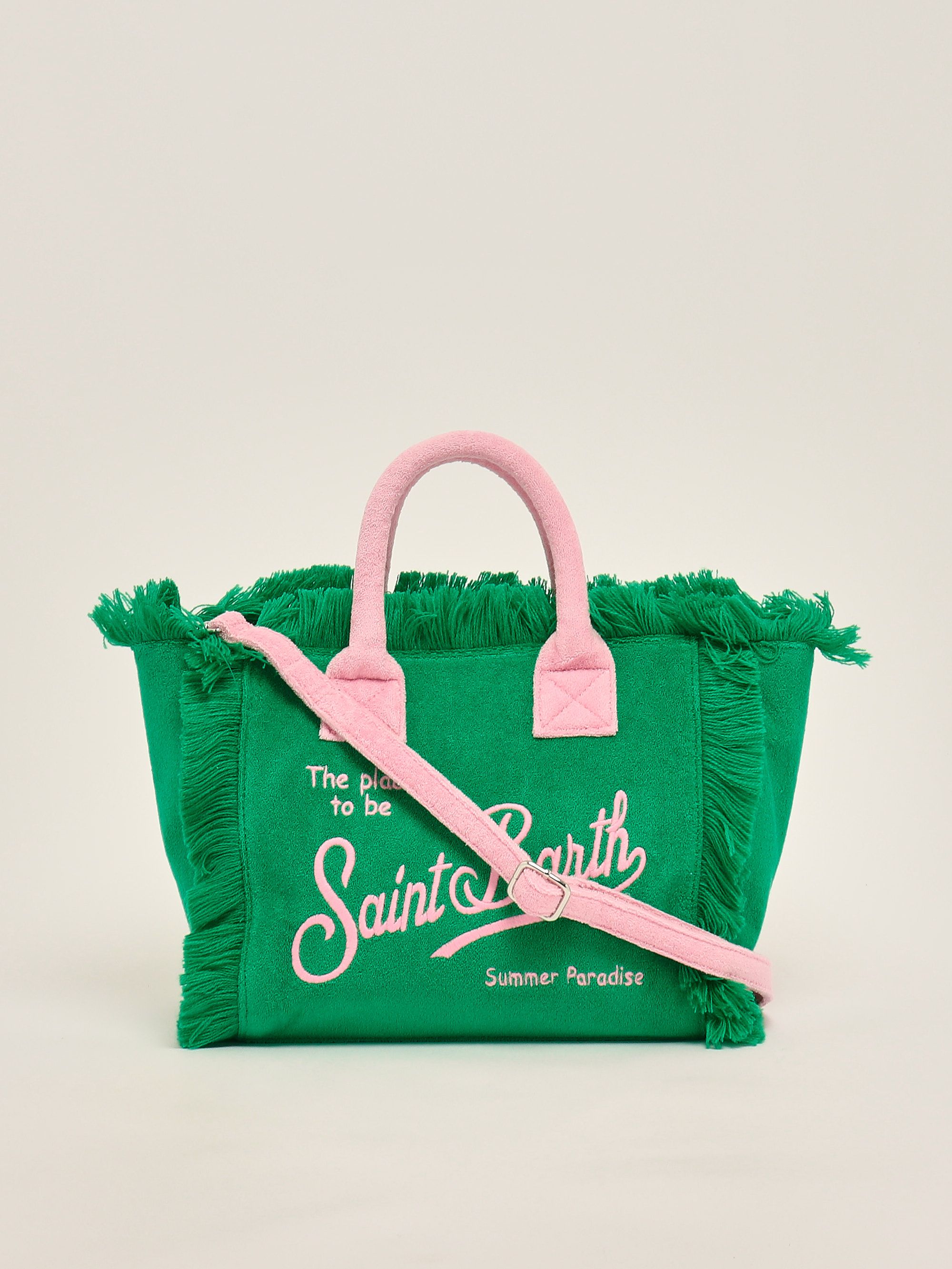 Marithe☆25SS CLASSIC LOGO TERRY SHOPPER BAG （3color） CLASSIC LOGO TERRY SHOPPER BAG light purple - MARITHÉ+