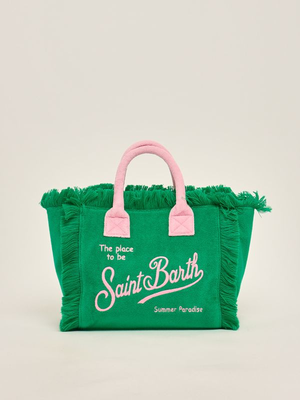 Colette women's terry bag col0005 Green | Caposerio.com