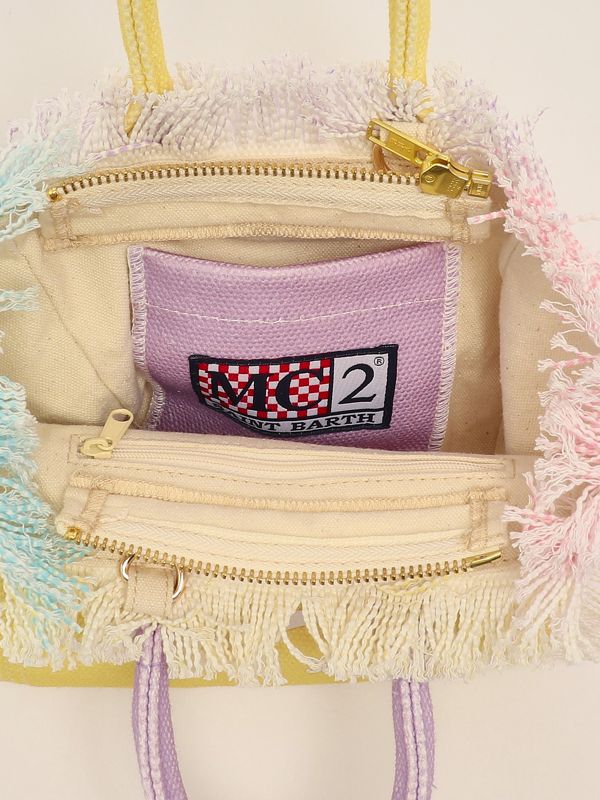 4. Cotton canvas Mini Vanity bag Cb9324 MC2 Saint Barth vami001