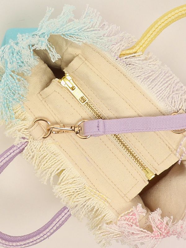 5. Cotton canvas Mini Vanity bag Cb9324 MC2 Saint Barth vami001