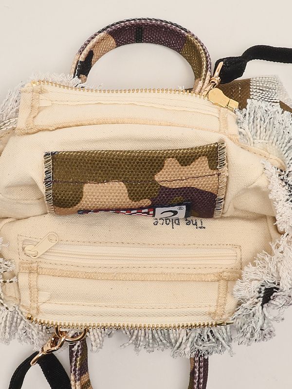4. Cotton canvas Mini Vanity bag Mimetic 5421 MC2 Saint Barth vami001