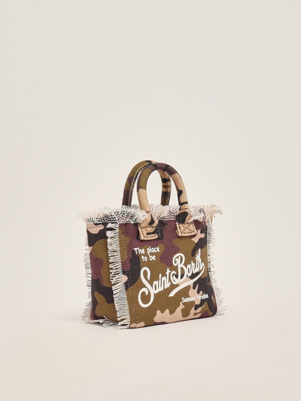 2. Cotton canvas Mini Vanity bag Mimetic 5421 MC2 Saint Barth vami001