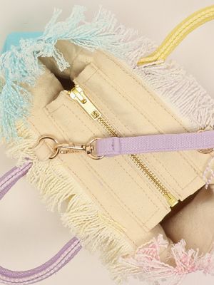 5. Cotton canvas Mini Vanity bag Cb9324