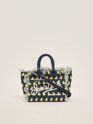 3. Cotton canvas Mini Vanity bag Ducky 61