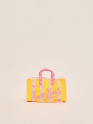 1. Phone bag donna in cotone Giallo