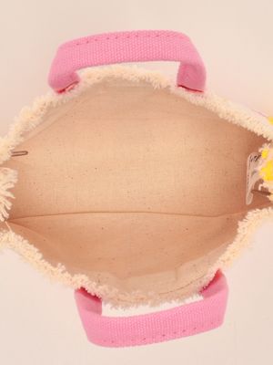 4. Phone bag donna in cotone Giallo