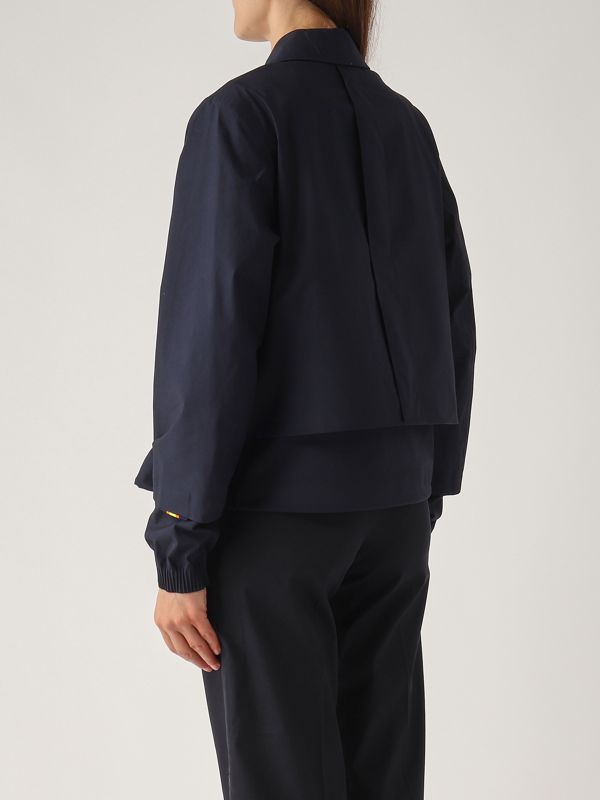 3. Chaqueta de mujer Isarty en popelina de algodón Azul K-Way k7132sw