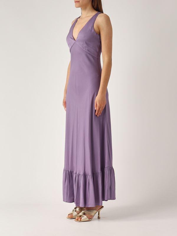 Twinset Women's viscose dress - Lavender | Caposerio.com