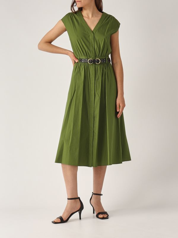 5. Stretch cotton dress for women Meadow Michael Kors ms5830kf4c
