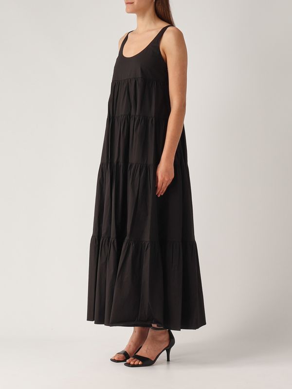 2. Stretch cotton dress for women Black Michael Kors ms582wlf4c