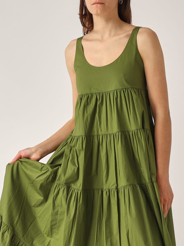4. Stretch cotton dress for women Meadow Michael Kors ms582wlf4c
