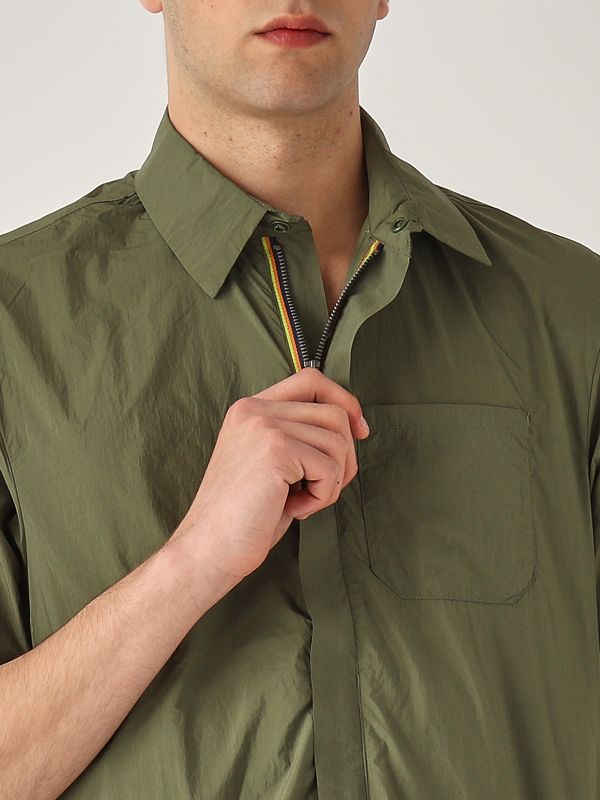4. Nylon Licon shirt for men Green K-Way k7127ww