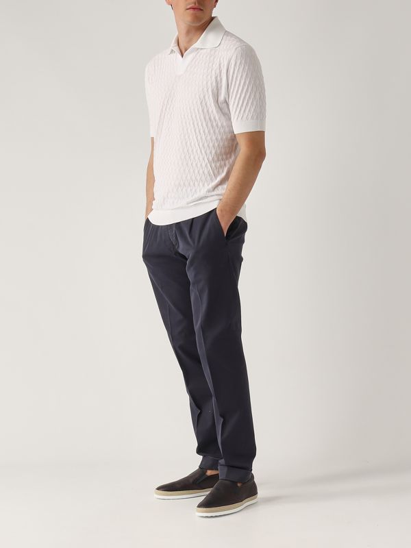 5. Pantalon en tencel pour hommes Marine Briglia bg07325038