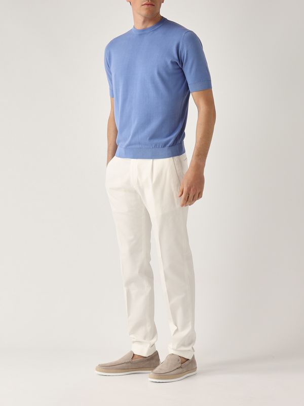 5. Pantalon en tencel pour hommes Perle Briglia bg07325038